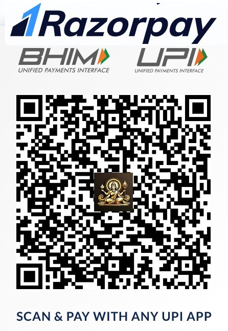 Razorpay UPI QR code for donating to Bhagala Solutions